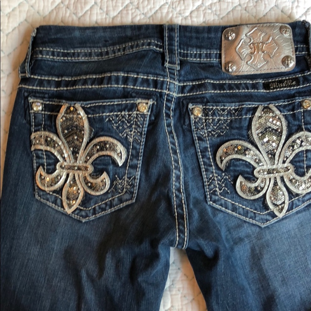 Miss me signature boot blue jeans